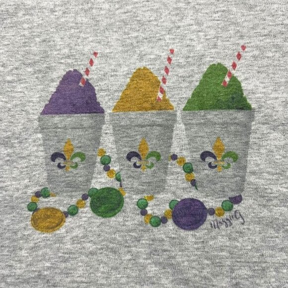 Small Shop 2T Mardi Gras Snow Balls Shirt - Picture 2 of 4